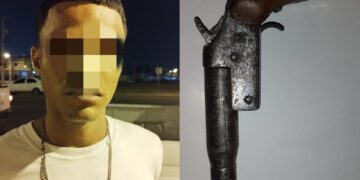 Sujeto que habría estado con una cartuchera intentó escapar de la policía