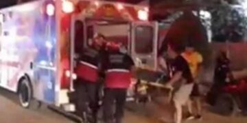 Salió a la tienda a comprar y resultó herida de bala