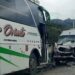 Accidente entre una buses y bus provoca 2 heridos