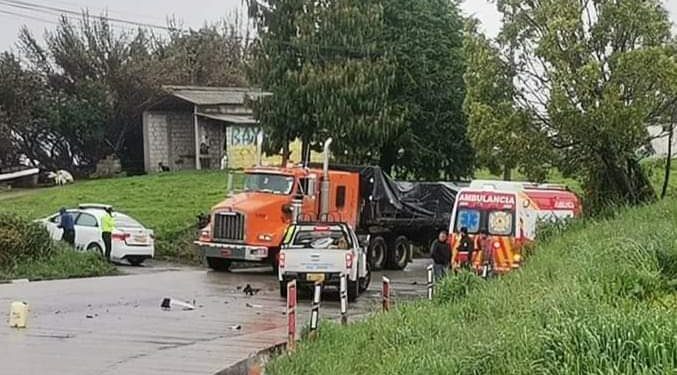 Siniestro vehicular se registró en la vía Biblián–Cañar