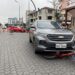 Choque entre dos carros y una bicicleta dejo dos personas heridas