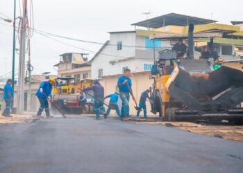 Municipio ejecutó el empate de carpeta asfáltica en la Av. Pajonal
