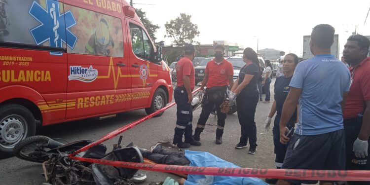 Motociclista falleció en accidente con un tráiler