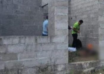 Victimado en el interior de una casa en construcción