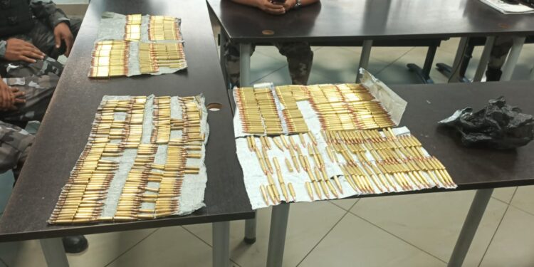 Agente de Policía ingresó 774 municiones a la Penitenciaría del Litoral