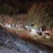 Uno de tres sospechosos murió luego de caer a un abismo el vehículo en que huían.