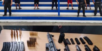 Cinco detenidos y seis armas de fuego decomisadas en operativo en Puerto Bolívar