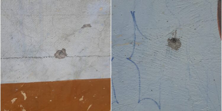 Sujetos realizaron disparos cerca del parque Algarrobo
