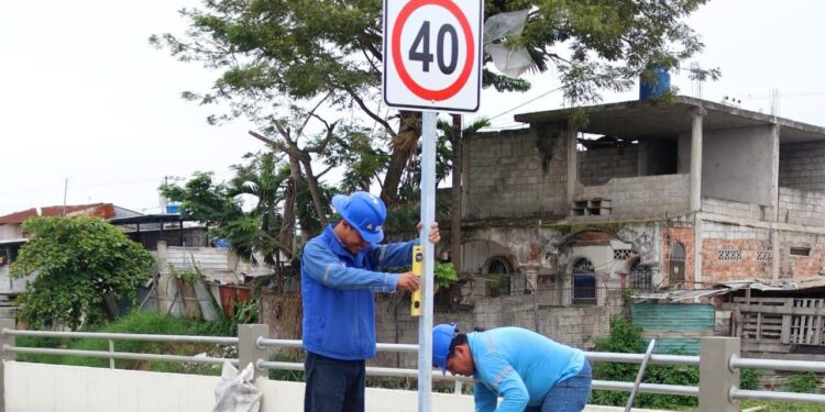 Movilidad colocó señalización en el Barrio Justicia Popular