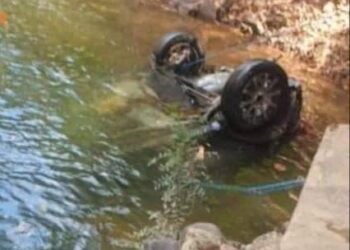 Falleció al caer un carro en el río
