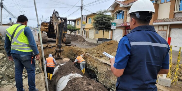 Avanza el proyecto de descarga de aguas lluvias en el Barrio Nuevo Pilo