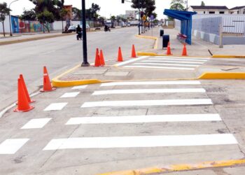 Movilidad realizó trabajos de señalización en la Plaza Ferrocarril