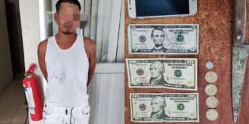 Presunto delincuente fue aprehendido con un arma blanca