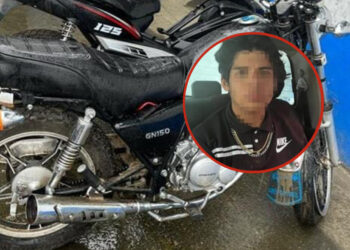 Detenido mientras conducía moto robada