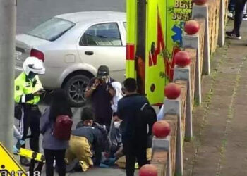 Accidente de transito dejó dos personas heridas