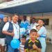 Aguas atendió a los moradores del Barrio Olmedo en la carpa multiservicios