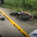 Motociclista fue victimado cuando circulaba en la vía