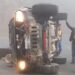 A la altura de San José una camioneta se volcó