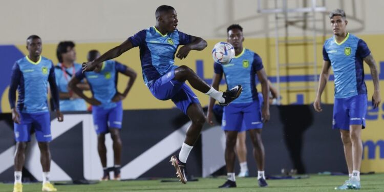 Está es la alineación de Ecuador para medir a Senegal