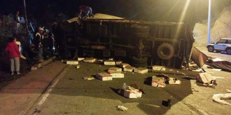 Accidente de tránsito dejó dos personas heridas