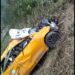 Taxi se fue al barranco