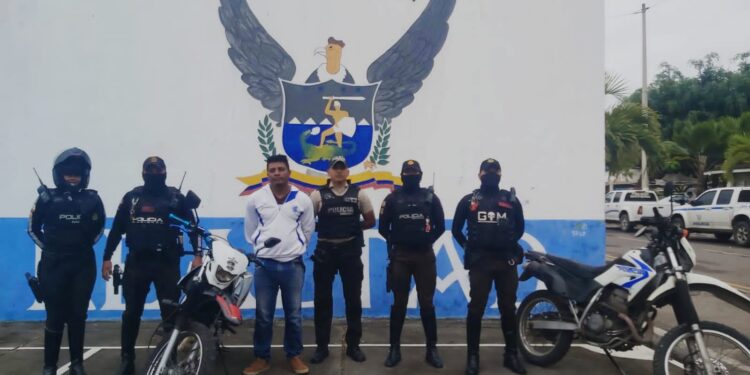 Detenido sospechoso de robo de una motocicleta