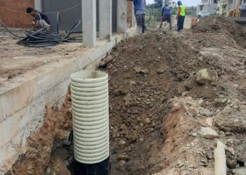 Aguas instaló redes de alcantarillado en la Urb. San Gregorio
