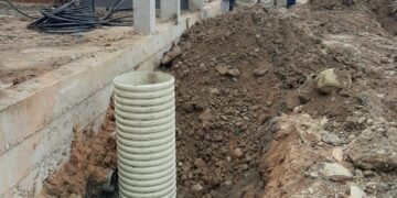 Aguas instaló redes de alcantarillado en la Urb. San Gregorio