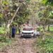 Vehículo fue incinerado en una guardarraya en Balao
