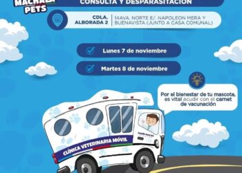Mascotas de la Cdla. La Alborada recibirán atención médica