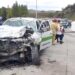 Siete personas heridas en accidente de tránsito