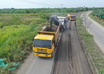 Prefectura inició con los trabajos de rehabilitación de la perimetral Sur