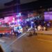 Accidente de tránsito dejó un carro volcado