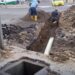 Instalaron tirante de alcantarillado en la Av. Circulación Sur y 11ava