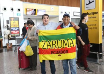 Zarumeños viajaron a Qatar para apoyar a La Tri