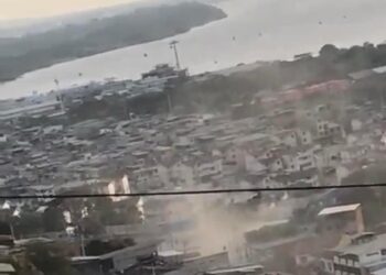 Bomba detonó en el municipio de Durán