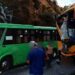 15 heridos dejó choque entre buses en la vía al Quinche