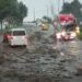 Fuerte precipitación provocó inundaciones en la capital