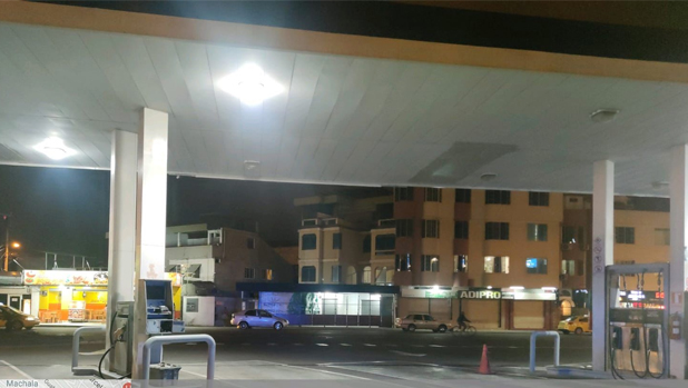 Gasolinera fue asaltada