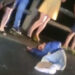 Murió atropellado en la vía