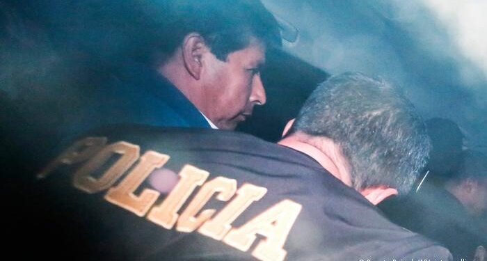 Detención preliminar de siete días contra expresidente de Perú Pedro Castillo