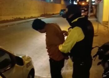 Delincuente fue capturado luego de cometer un delito