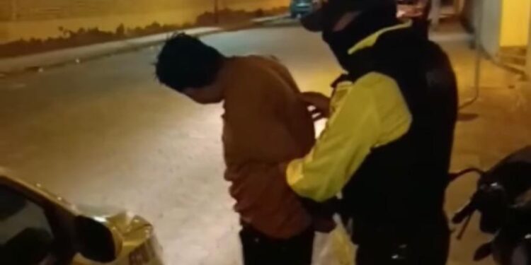 Delincuente fue capturado luego de cometer un delito