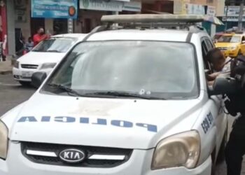 Policía resultó herido en el rostro en ataque armada