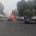 Aparatoso volcamiento bloquea paso en Av. Eloy Alfaro, norte de Quito