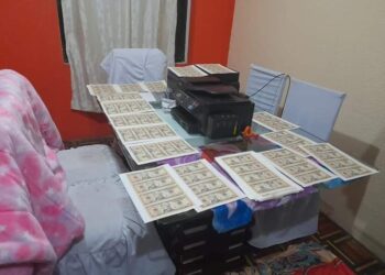 Detienen a presunto falsificador de billetes
