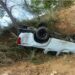 Camioneta cayó a un barranco al perder pista