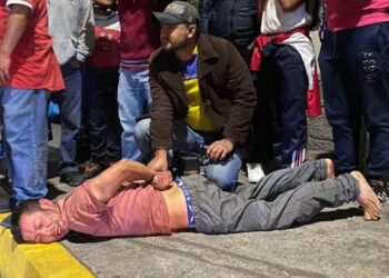 Delincuente fue ajusticiado por ciudadanos en el centro de Riobamba