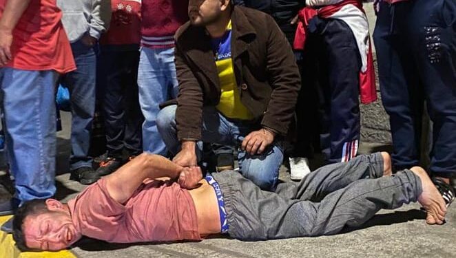 Delincuente fue ajusticiado por ciudadanos en el centro de Riobamba