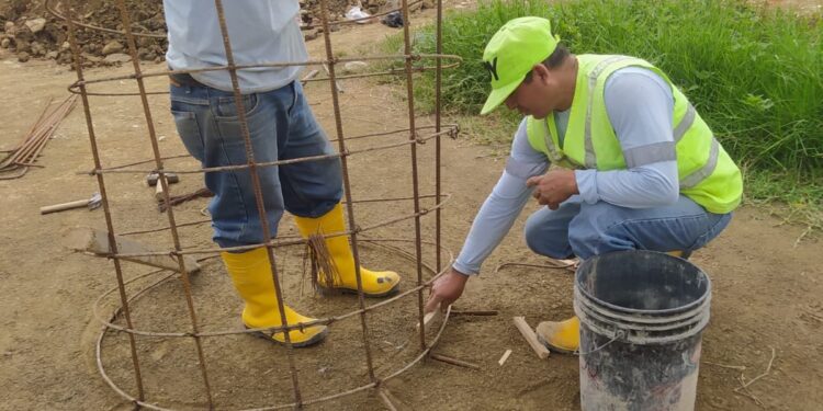 Aguas realizó la construcción de cámara central en el Barrio Washington